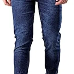 the indian garage co Men Mid Rise Slim Fit Solid Mid-Rise Stretchable Jeans-picture-34