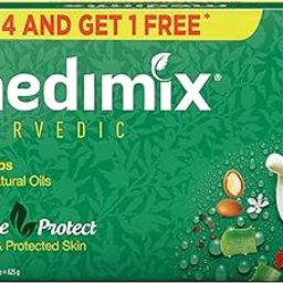 Medimix Ayurvedic Classic 18 Herbs Soap, 125 g (4 + 1 Offer Pack)-24
