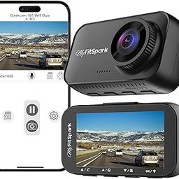 FitSpark DC-101 Solo 4MP Real 2K Dual Channel Dash Camera | No.1 Novatek AI Chipset | High Definition 2.7" IPS TrueColors Display | Super Night Vision | WiFi | Read Offer for Free Parking Kit-17