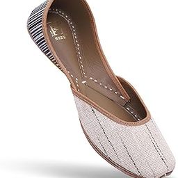 Women's Traditional Embroidered Rajasthani Juti | Handmade Latest Stylish Mojari Punjabi Jutti Sun, Shadow-image-18