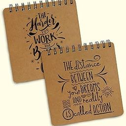 PaperO Mini Sketch Book | Size (15 x 15 cm) | Pack of 2 | 40 Sheets Each | Wiro-Bound (Dreams)-image-59