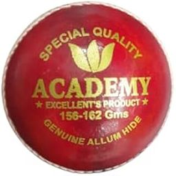 Aj Academy Red Cricket Leather Ball (1)-image-4