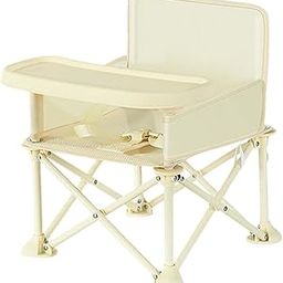 MERISHOPP Baby Seat Booster Small Chair Food Tray Feeding Chair for Boys Kids Toddlers Beige-image-25