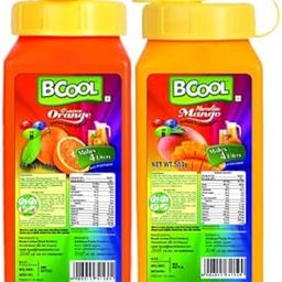 BCOOL Instant Drink Mix Filled with goodness of Orange 500g , Mango 500g for All Age Groups.-12