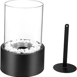 Tabletop Fire Pit with Lid Outdoor Patio Table Centerpiece Portable Fire Pit Black | Fire Pits & Chimineas | Outdoor Cooking & Eating | Yard, Garden & Outdoor Living-image-33