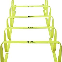 SAS Agility Hurdles Flat, 9 inch for Field Training and Speed Coordination | Hurdles for Training, Practice, Exercise & Fitness | Pack of 6-12