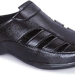 Men's Mule Black Brown Roman Jutties for Men-12