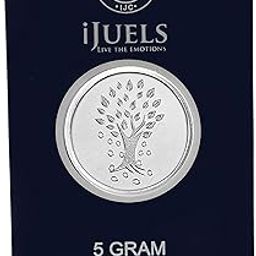I JUELS ; LIVE THE EMOTIONS 999 Silver lucky Kalpataru tree 5 gram Silver Coin temper proof pack-26