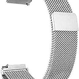 AMiRiTE ADS94 22MM Metal Stainless Steel Milanese Mesh Chain Bands / Straps Compatible with Noise Colorfit Pulse 2 Max / Huawei GT2(46mm) / Honor Magic Watch 2(46mm) / Noise Pulse Go Buzz / Boat Flash / Xtend / Xtend Pro / Noise Colorfit Ultra Fireboltt Rage / Fireboltt Phoenix / Noise Colorfit Pulse Grand / Noise Colorfit Pulse 2 Max / Realme S/S Pro / One Plus(46mm) Smart Watch & All 22mm lug Watches-7