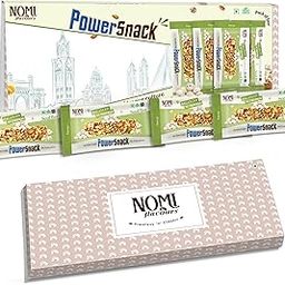 Nomi Balanced Nutrition Energy and Protein Bar PowerSnack Makhana Seed Bar with Pumpkin and Melon Seeds - No Added Sugar or Preservatives 35g (Pack of 4, Makhana)-image-95