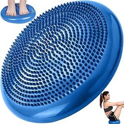 Urdhvamurti Inflated Stability Wobble Cushion Pad, Yoga Pad with Pump, Extra Thick Core Balance Disc, Kids Wiggle Seat, Sensory Cushion for Elementary School Chair-image-66