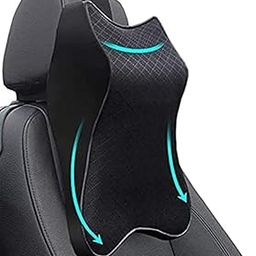 Kriaex Car Seat Headrest Neck Rest Cushion, Car Neck Pillow Durable 100% Pure Memory Foam Neck Pillow with Breathable Removable Cover, Comfortable Ergonomic & Neck Pain Relief（14.17x11.8x3.9 in）-27