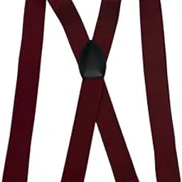 yashidun Men's Elastic Suspenders with 4 Clips Adjustable Straps for Trousers and Formal Wear-picture-33