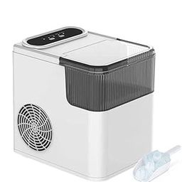 FLOITTUY Countertop Ice Maker Machine | 9 Bullet Ice Cubes in 6 Min| Portable Ice Maker Machine with Self-Cleaning| for Home/Kitchen/Office/Party --image-72