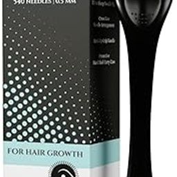 Blushlin Derma Roller for Hair Growth | 0.5 mm 540 Titanium Alloy Micro Needles | Suitable for Hair | Reduces Hair Fall | Stimulates Hair Follicles | Easy to use | Safe & Effective-image-0