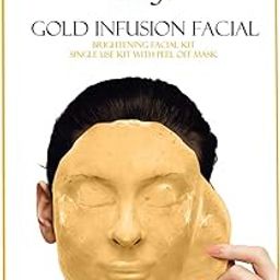 O3+ Gold Infusion Brightening Facial Kit 45g with Peel off Mask for Glowing Skin | Helps Exfoliate & Detoxify the Skin, For All Skin Types-40