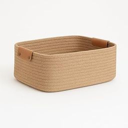 BOBBINY Jute Basket for Storage – Handwoven Jute Basket 12x8x5 inch, Storage for Closet, Gift Hamper, Baskets for Storage & Gift-image-82