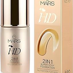 2 In1 Super Stay Liquid Matte Foundation For All Skin Type Light Weight Waterproof F07 60Ml (Shade 101-Ivory)(Pack Of 1)-33