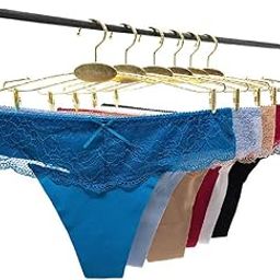 Women's Polyester Lace Thong Panty (Blue , Free Size , Fit for Waist 30, 32, 34, 36 , 6804 Pack of 2)-picture-38
