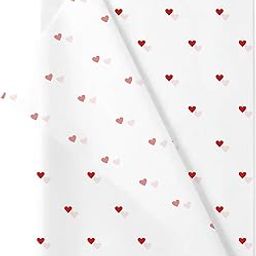 TOWNBUS - 50 Nos Of Redheart Printed Wrapping Paper|Perfect For Gift Wrapping, Storage, Stuffing, Wrapping Of Cloths, Arts And Crafts & Other Business Uses|Acid Free,1 Count-31