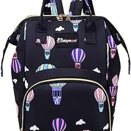 BabyMoon Mother Diaper Bag Lightweight Multifunctional Travel Unisex Diaper Backpack-image-14