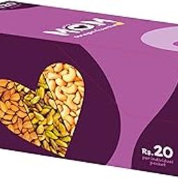 MOM - Meal of the Moment, Roasted & Salted Nut Mix Combo Dispenser, 10 Pouches each of 12g - Rich source of fiber | High in Protein | Smart Snack | Dry Fruit-image-7