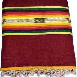 Cotonine - Cotton Extra Large Size, Solapur Satranji Carpet, (Maroon, 85 X 116 inch)-image-96