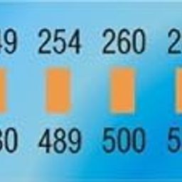 Thermax Irreversible Temperature label 6 level strips, Range: 241 Deg C to 290 Deg C, THE06S-8-image-4