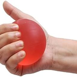 BOS Medicare Surgical® Gel Ball Hand Exerciser | for Stress Relief, Grip Strength & Finger Exercise | Soft Silicone Therapy for Physiotherapy, Autism, Anxiety | Large Sizes & Red Color (1 Pcs)-picture-18