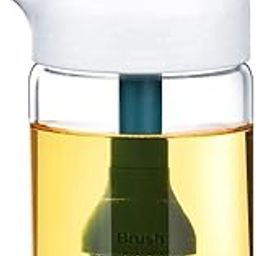 ZDQTRA Borosilicate Glass Food Storage Jar With Brush For Ghee, Butter, Oil & Stoppers,Oil Storage Bottle Container With Brush For Kitchen(1 Pcs/Small) (Update Model), Blue-image-19