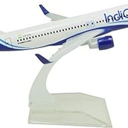 AmigozZ Diecast Aeroplane Scale Model only for Display, Size -16 cm-A320 (Indigo Airlines)-image-24