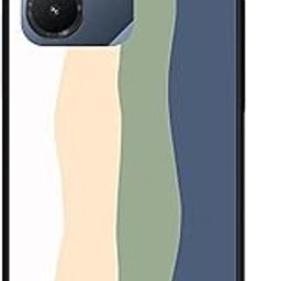 NDCOM for Infinix Hot 30i Back Cover Infinix Hot 30 i Back Cover | Stylish Protection Infinix Hot 30i Cover | Vertical Color Stripes Printed Metal Case-picture-18