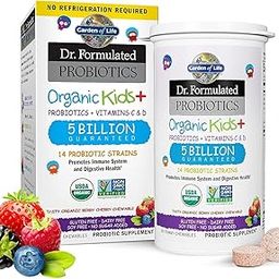 Garden of Life Dr. Formulated Probiotics Organic Kids+ Berry Cherry SS-2