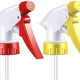 Imaashi ® Plastic Trigger Spray | Spray Gun | Sprayer | Bottle Nozzle Head For Home, Salon & Office Purpose | Fits on Every Bottle- Random Colour Bottles Not Included- (Pack of 2)-19