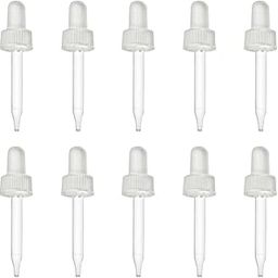 Magnakoys White 18-400 Vial Droppers with 66mm Glass Pipette (18-400 x 66mm, White, 10)-image-67