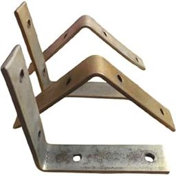 FTE L-Angle Think 1ich 4x4 Metal L Angle Bracket for Wall Shelf with Matching Screws - Set of 4 (4x4)-image-89