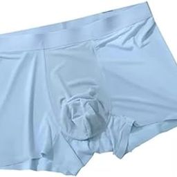Men's ice Silk Underwear Seamless Underwear, Summer ice-Feel Breathable Boxer Shorts Multicolor FRRE Size P-1-image-42