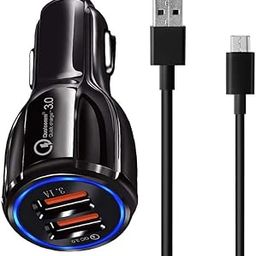 30W Car Charger for Mahindra XUV400 EV EC Original QC Adapter Type C 3.0A High Speed Fast Turbo Charge QC 3.0 Smart Dualport with 1m Type-C Charging & Sync Cable (Black, SE.N2)-image-41