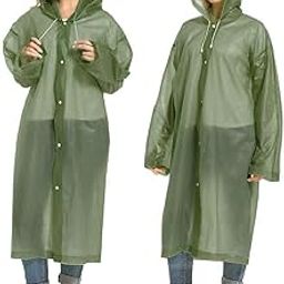 Women's EVA Waterproof Unisex Rain Coat Hooded Full Sleeves Outdoor| Poncho Raincoat for Camping, Hiking & Travelling (Pack of 1)-picture-47