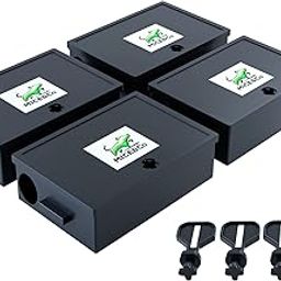 Mice&Co Mouse Bait Holder with Key - Small Rodent Bait Station | Pack of 4-76