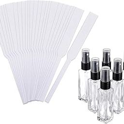 Store2508 Combo of 100 Disposable Perfume Test Strips Paper & 6 Pcs Empty Refillable Glass Spray Bottle 8ml for Aromatherapy Fragrance Scents Essential Oils Testing Paper-43