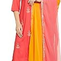 Coral LIVA Straight Suit Set For Women-image-50