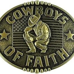 Vintage Hip Hop Gothic Cowboy Western Zinc Alloy Oval Belt Buckle for Men's Gift - bronze man, 9 x 7.3cm-image-31