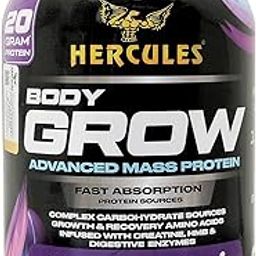 Hercules Body Grow Mass & Weight Gainers (5.0 Kg, MALAI KULFI)-image-67