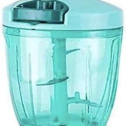 Manual Chopper, Vegetable, Fruit and Onion Hand Chopper Quick Cutter Machine use for Kitchen with 3 and 5 Stainless Steel Blades (1000Ml)-21