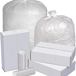 Highmark™ Linear Low Density Can Liners, 0.9-mil, 60 Gallons, 38" x 58", Clear, Box Of 100-picture-26