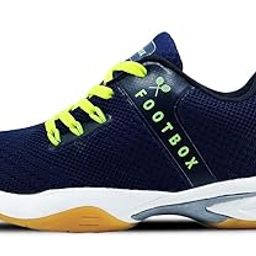 FOOTBOX SonicGrip Men's Non Marking Badminton Shoes for Table Tennis, Squash, Gym, Indoor Sports | Lightweight & Comfortable-image-8
