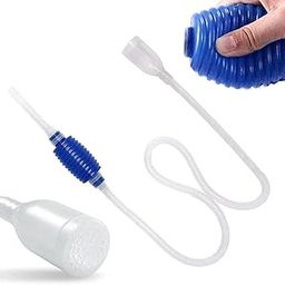 Aquarium Fish Tank Siphon Vacuum Water Pump Gravel Cleaner (White) (1.7 Meter)-19