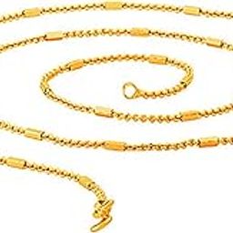 Designer Golden Chain Thin Light Weighted Gold Plated Gold Chain For Girls Women Men-image-65