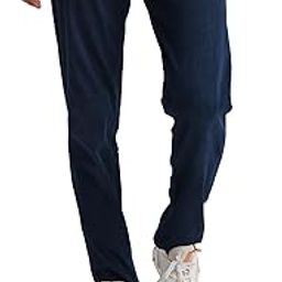 Rupa Men's Relaxed Fit Natural Denim Loungers with Adjustable Flat Drawstring-picture-43